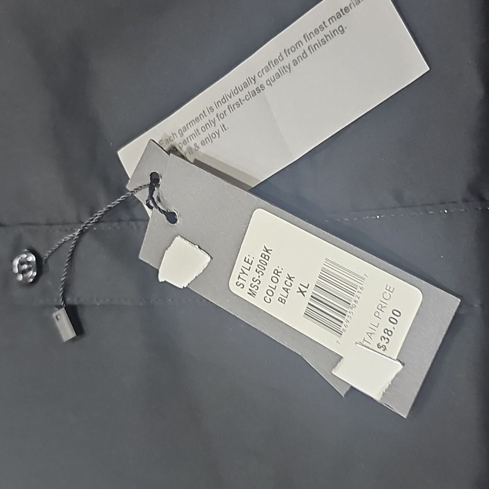 Galaxy by Harvic Mens Long Sleeve Solid Slim Fit Dress Shirts, 2 Pack XL - Picture 7 of 7